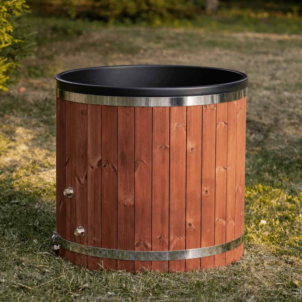 Wooden Ice Bath Plunge Tub for Garden
